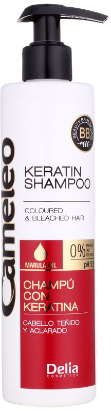 Delia Cosmetics Cameleo BB Shampoo mit Keratin für gefärbtes Haar oder Strähnen