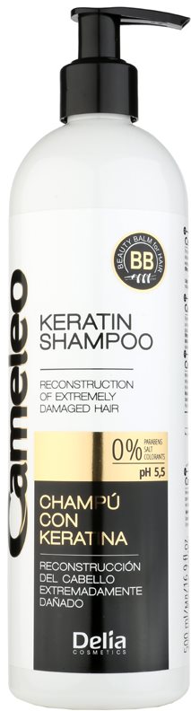 Delia Cosmetics Cameleo BB keratinový šampon pro poškozené vlasy