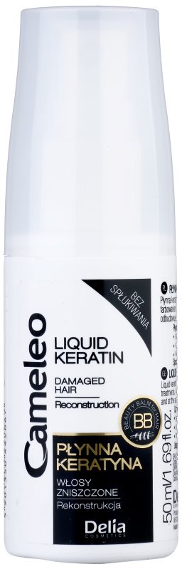 Delia Cosmetics Cameleo BB tekoči keratin v pršilu za poškodovane lase