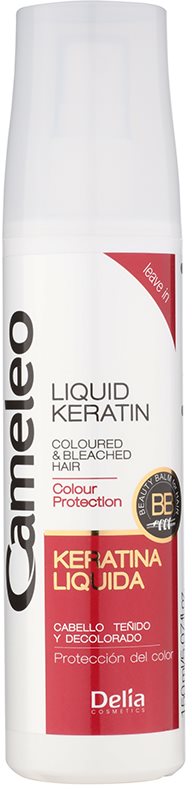 Delia Cosmetics Cameleo BB keratina líquida em spray para cabelo pintado e com madeixas