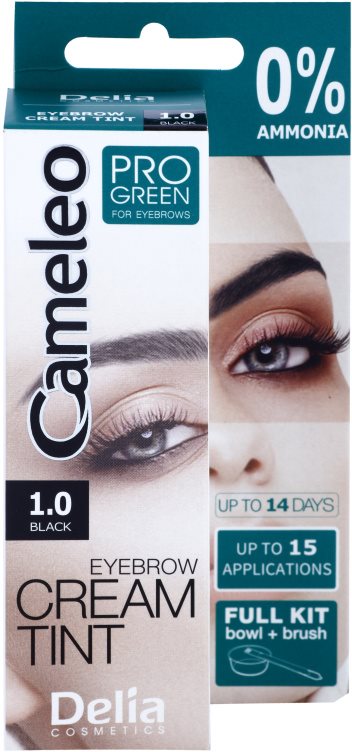 Delia Cosmetics Cameleo Pro Green фарба для брів без аміаку