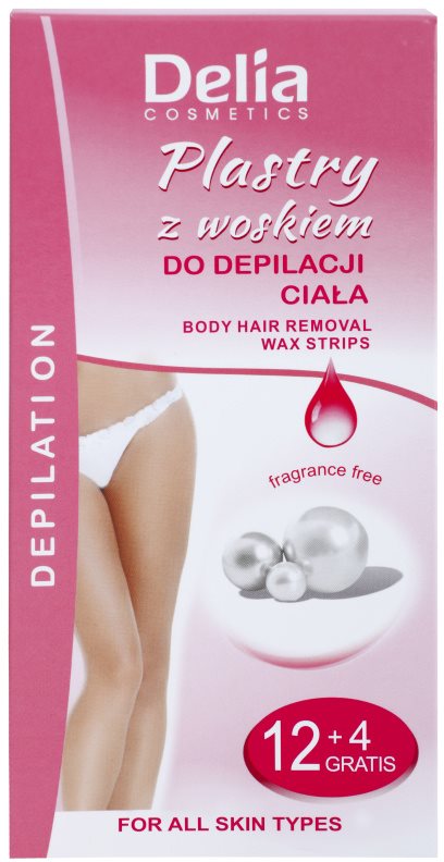 Delia Cosmetics Depilation Fragrance Free Enthaarungswachsstreifen für den Körper
