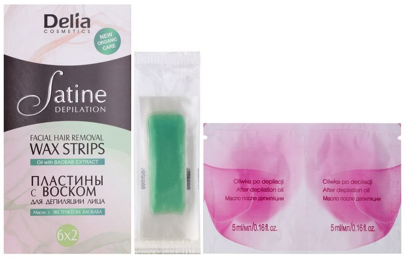 Delia Cosmetics Depilation Facial voskové depilační pásky na obličej