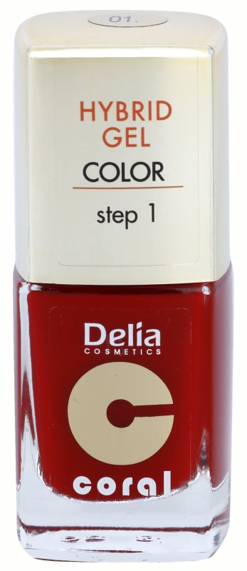 Delia Cosmetics Coral Nail Enamel Hybrid Gel gel lak za nohte