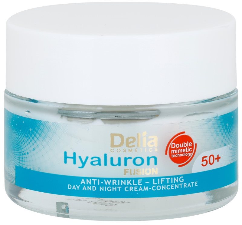 Delia Cosmetics Hyaluron Fusion 50+ spevňujúci protivráskový krém