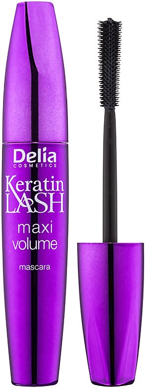 Delia Cosmetics Keratin Lash туш для вій для максимального об'єму