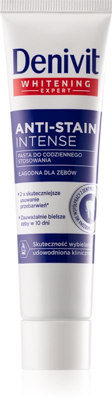 Denivit Anti Stain intensive bleichende Zahnpasta