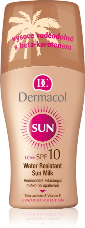 Dermacol Sun Water Resistant wasserfeste Sonnenmilch LSF 10