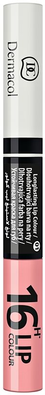 Dermacol 16H Lip Colour Biphasic Lasting Color And Lip Gloss