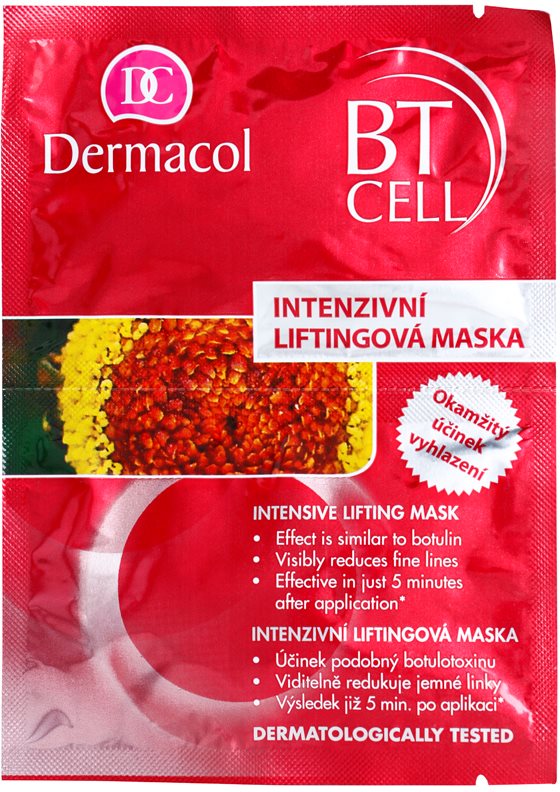 Dermacol BT Cell Intensief Lifting Masker Eenmalig / wegwerp