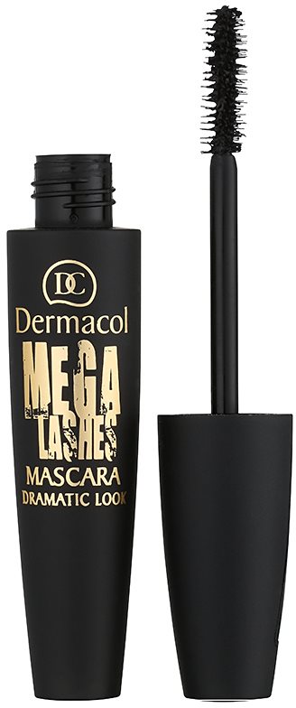 Dermacol Mega Lashes Dramatic Look maskara za volumen in privihanje trepalnic