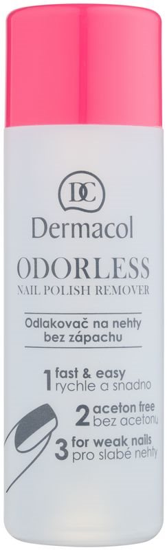 Dermacol Odourless dissolvant ongles sans parfum