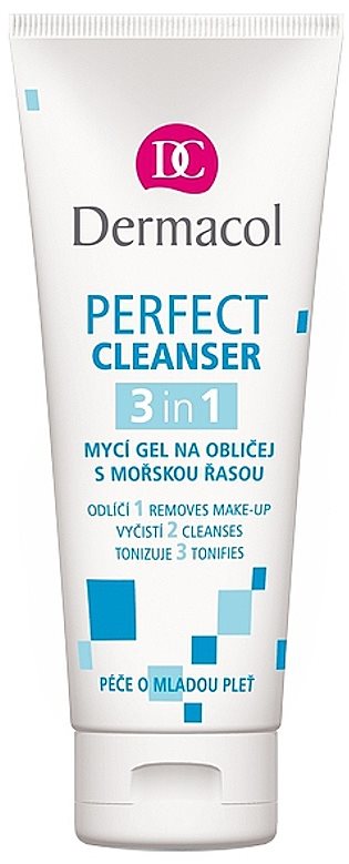 Dermacol Perfect gel limpiador para rostro de algas marinas