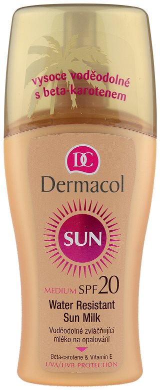 Dermacol Sun Water Resistant wodoodporne mleczko do opalania SPF 20