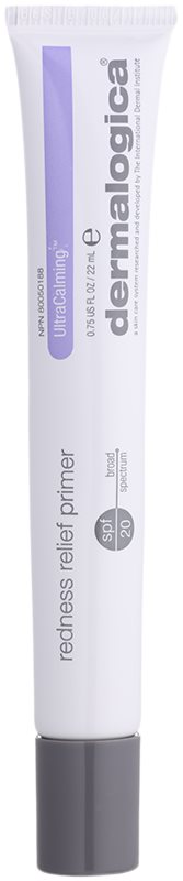 Dermalogica UltraCalming enyhén színezett alapozó bázis neutralizáló hatással bőrpír ellen SPF 20
