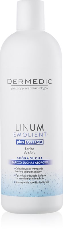 Dermedic Linum Emolient leche corporal para pieles secas y atópicas