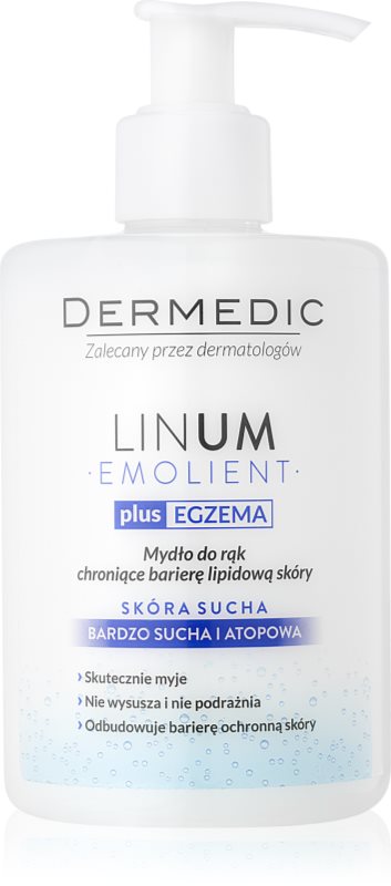 Dermedic Linum Emolient szappan kézre a lipidréteg védelmére