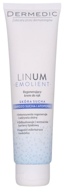 Dermedic Linum Emolient regeneracijska krema za roke