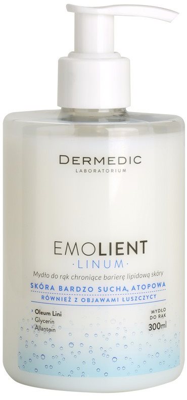 Dermedic Linum Emolient Handseife für den Schutz der Lipid-Barriere