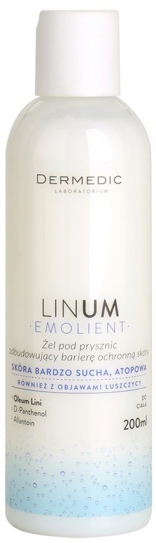 Dermedic Linum Emolient żel pod prysznic odnawiający barierę ochronną skóry