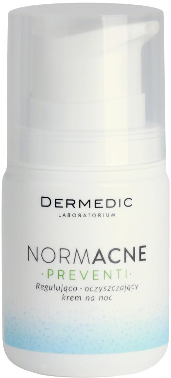 Dermedic Normacne Preventi nočna regulativna in čistilna krema za obraz