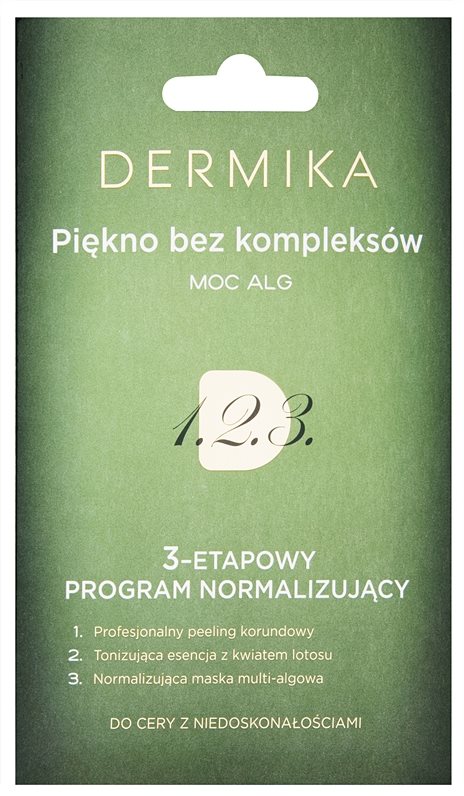 Dermika 1. 2. 3. normalisierende 3-Phasen-Pflege für Haut mit kleinen Makeln