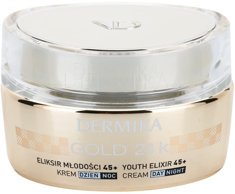 Dermika Gold 24k Total Benefit luxuriöse verjüngende Creme 45+