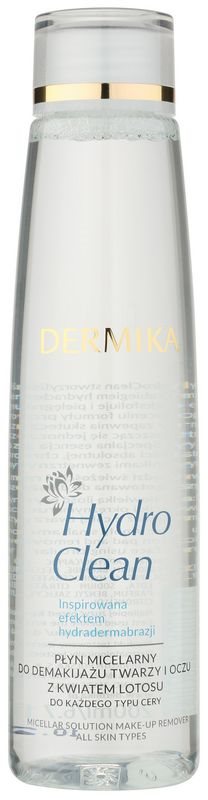 Dermika HydroClean apa pentru curatare cu particule micele pe fata si ochi