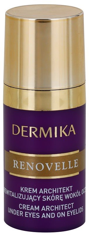 Dermika Renovelle 45+ creme de olhos revitalizante antirrugas e anti-olheiras