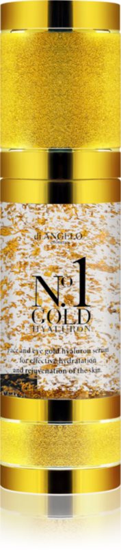 Di Angelo Cosmetics No1 Gold hyaluronzuurserum voor onmiddellijke opheldering en huidverjonging