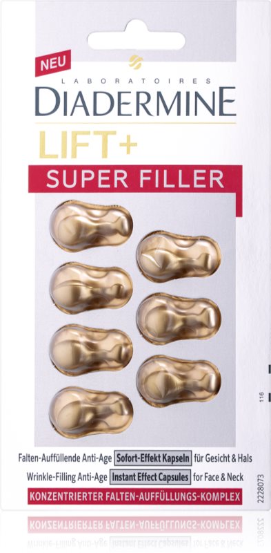 Diadermine Lift+ Super Filler takojšnja učvrstitvena nega v kapsulah
