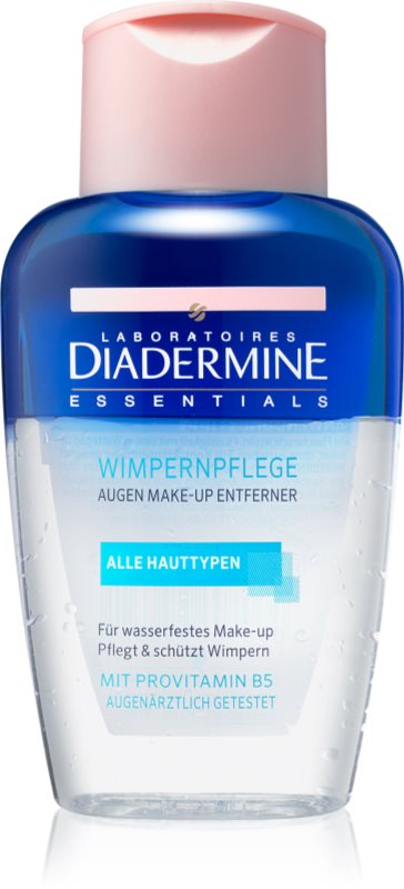 Diadermine Essentials dvofazni odstranjevalec ličil za oči in ustnice za vse tipe kože