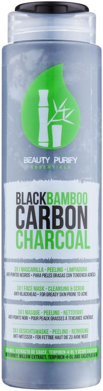 Diet Esthetic Beauty Purify Gesichtsmaske aus schwarzer Bambuskohle 3in1