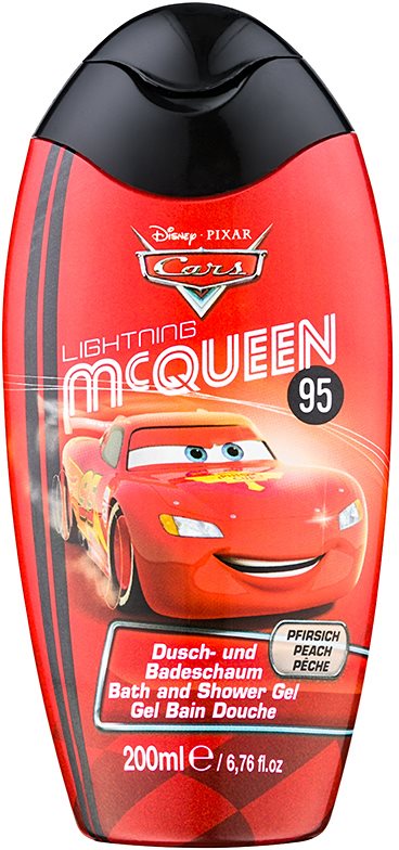 Disney Cosmetics Cars pěna do koupele a sprchový gel 2 v 1