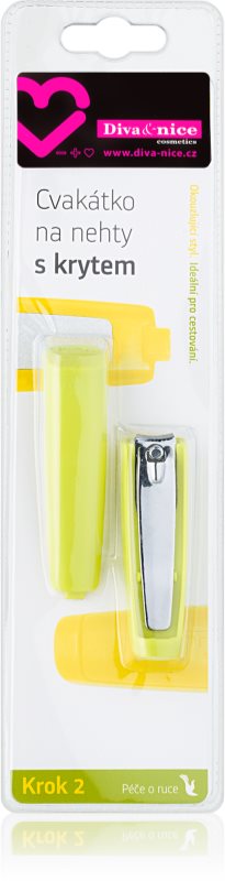 Diva & Nice Cosmetics Accessories ščipalec za nohte z etuijem