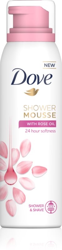 Dove Rose Oil Shower Foam 3 in 1