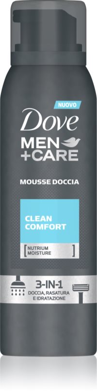 Dove Men+Care Clean Comfort spuma pentru dus 3 in 1