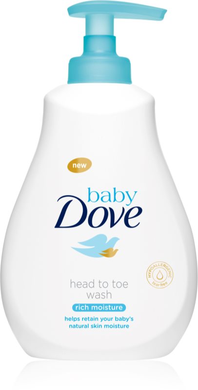 Dove Baby Rich Moisture gel de dus pentru corp si par
