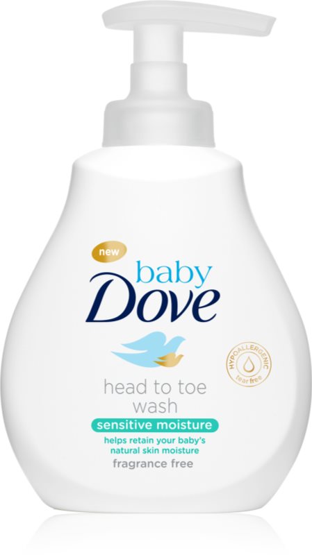 Dove Baby Sensitive Moisture gel de dus pentru corp si par