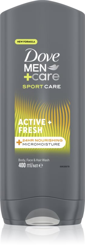 Dove Men+Care Active + Fresh Shower Gel for Body and Face