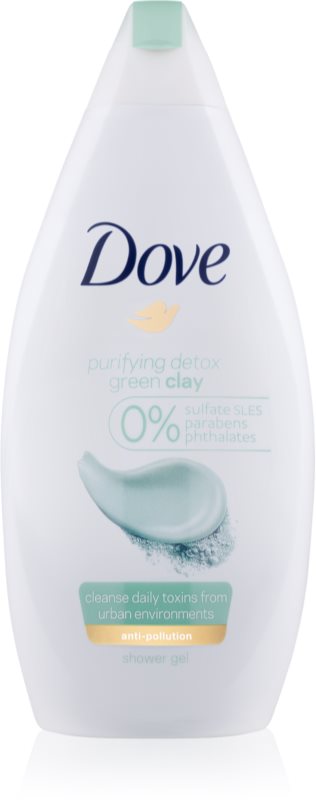 Dove Purifying Detox Green Clay čisticí sprchový gel