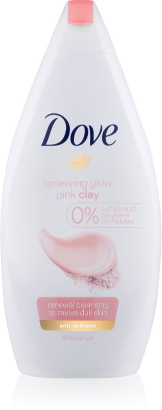 Dove Renewing Glow Pink Clay Nourishing Shower Gel