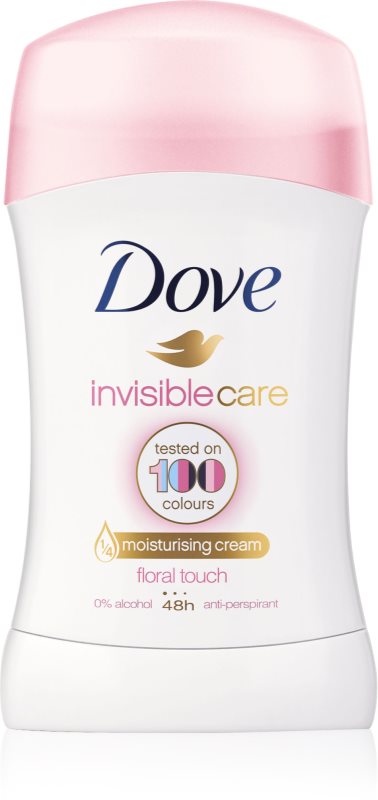 Dove Invisible Care Floral Touch deodorant solid împotriva petelor albe fara alcool