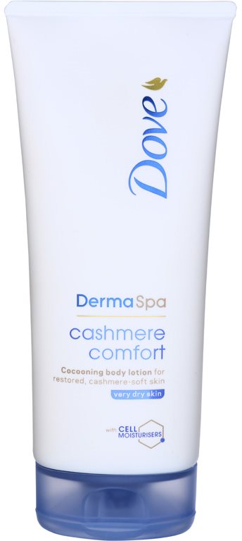 Dove DermaSpa Cashmere Comfort lait corporel rénovateur pour une peau douce et lisse