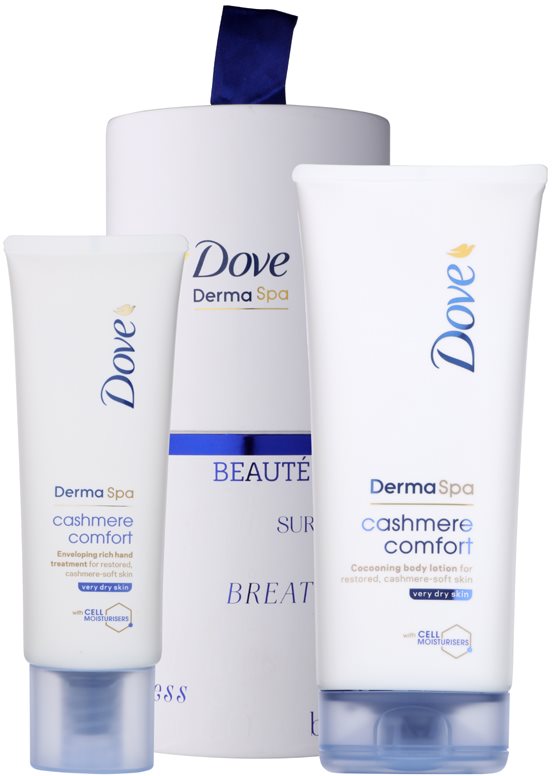Dove DermaSpa Cashmere Comfort kosmetická sada I.