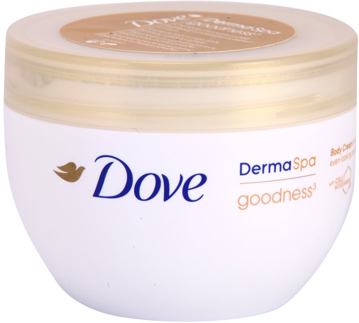 Dove DermaSpa Goodness³ telový krém pre jemnú a hladkú pokožku