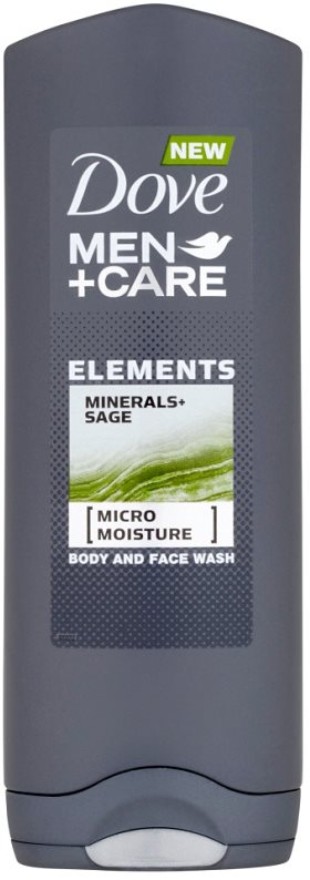 Dove Men+Care Elements gel de ducha para rostro y cuerpo 2 en 1