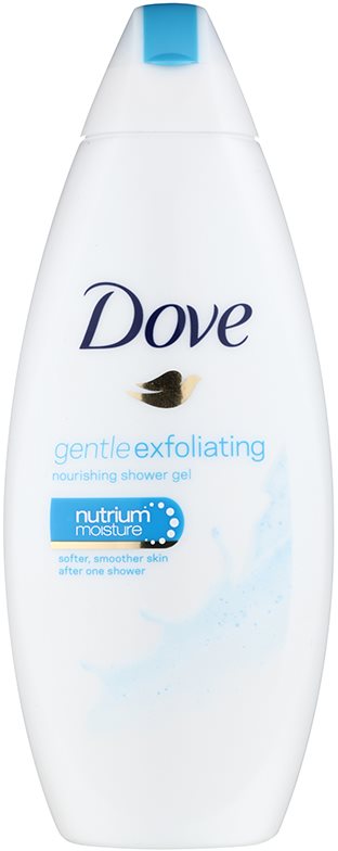 Dove Gentle Exfoliating vyživujúci sprchový gél s peelingovým efektom