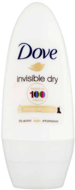 Dove Invisible Dry antiperspirant roll-on proti belim madežem 48 ur