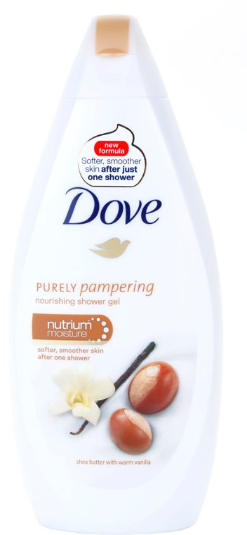 Dove Purely Pampering Shea Butter hranilni gel za prhanje